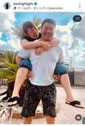 佐々木健介＆北斗晶の結婚30周年を長男・健之介氏が祝福　リングコスチュームで我が子抱く写真を公開