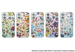 オーロラカラー＆「ポケモン」デザイン　iPhoneシリーズ向けクリアケース