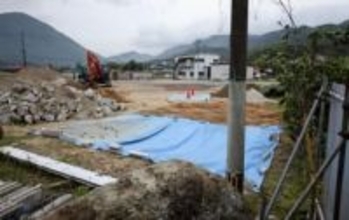 死体遺棄疑いで長男逮捕、北九州　資材置き場の地中に男性の遺体