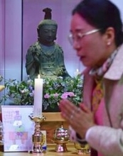対馬の仏像、日本へ引き渡し　韓国浮石寺、盗難12年半で解決