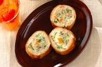 【今日の献立】2025年3月6日(木)「菜の花ポテトサラダのスタッフドバゲット」
